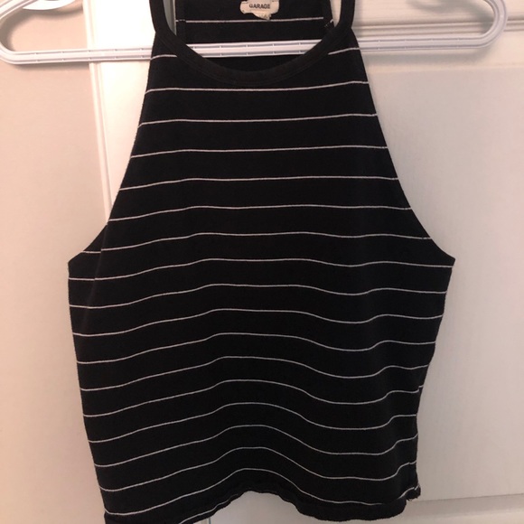 Striped Halter Top - Picture 2 of 3